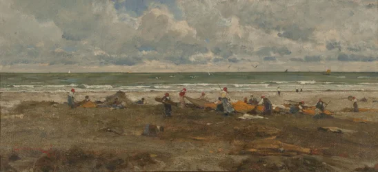 Pêcheurs sur la plage